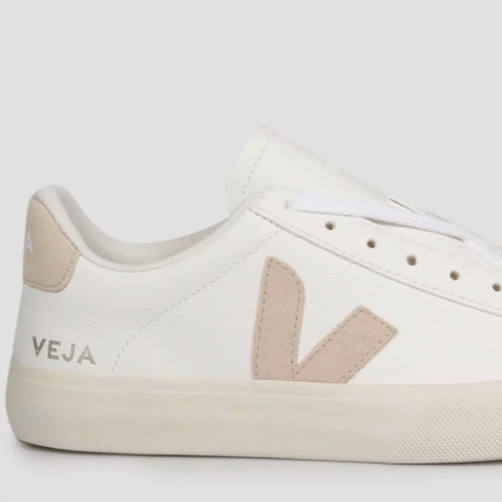 Veja Sneakers CAMPO CHROMEFREE LEATHER WHITE ALMOND